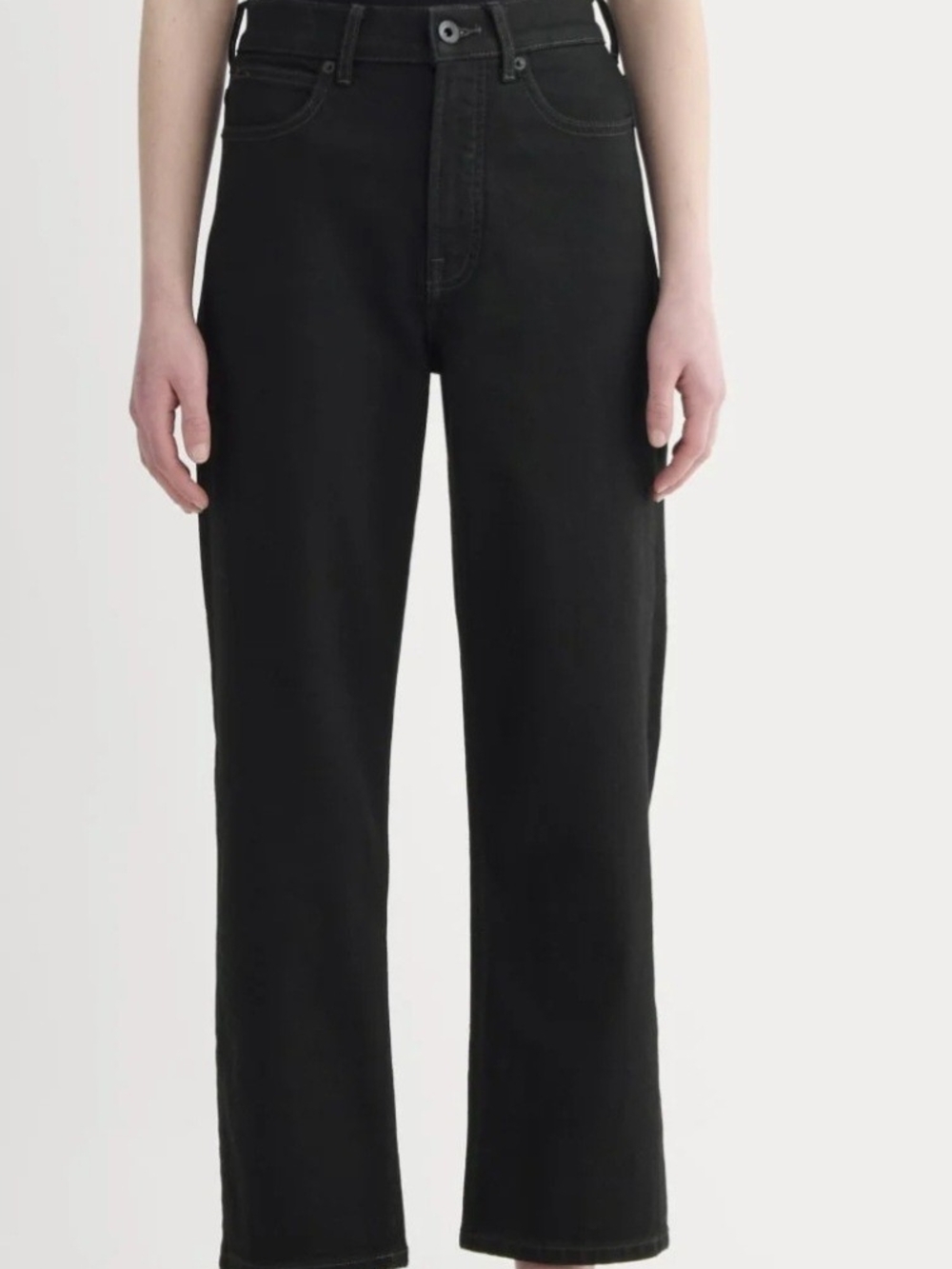 Everlane The Way-High Jean Coal Black 26 Long NWT